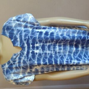 Te Verde knit tie dye dress